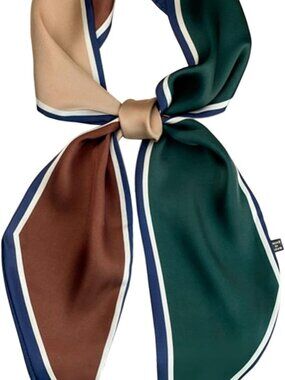 Women's Green Coffee Four Color  Elegant Oblique Angle Scarves Bag Scarfs